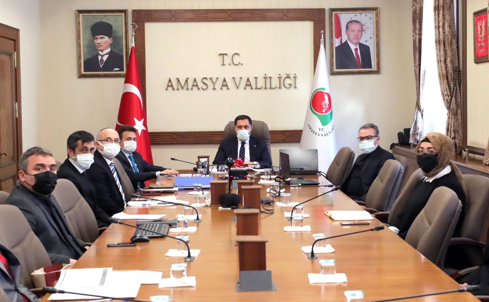 Amasya Valisi Mustafa Masatlı, 2022 Yılı 1. İl Koordinasyon Kurulu Toplantısına Başkanlık Etti