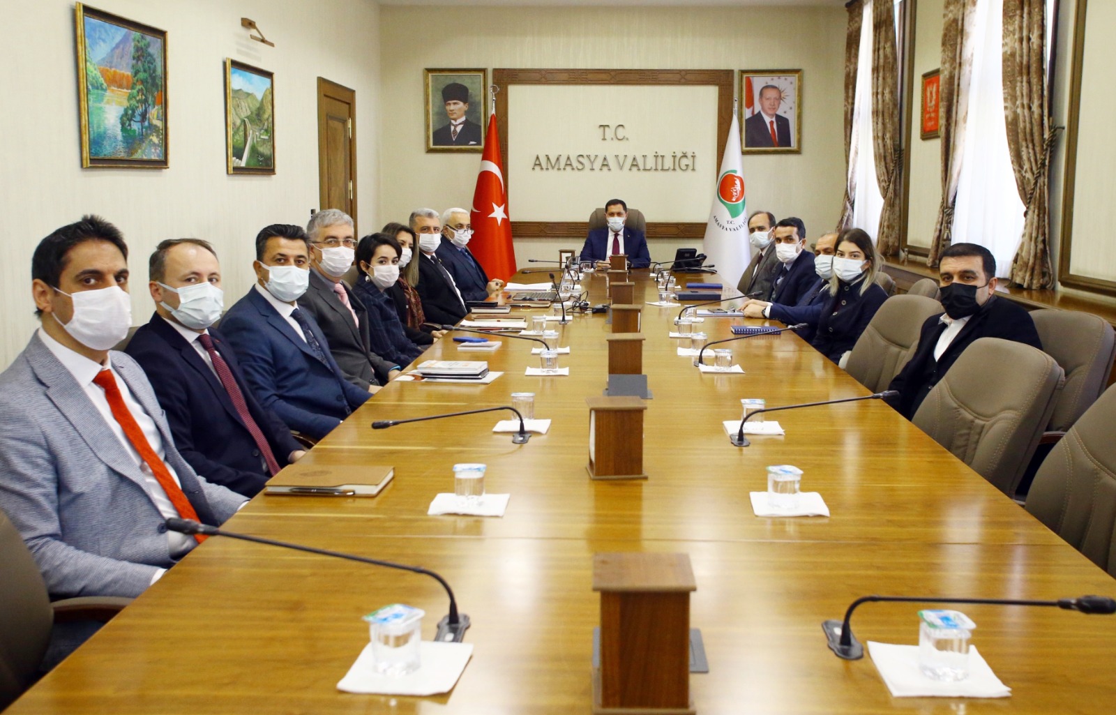 Amasya Valisi Mustafa MASATLI, Projeler Üst Kurulu Toplantısına Başkanlık Etti
