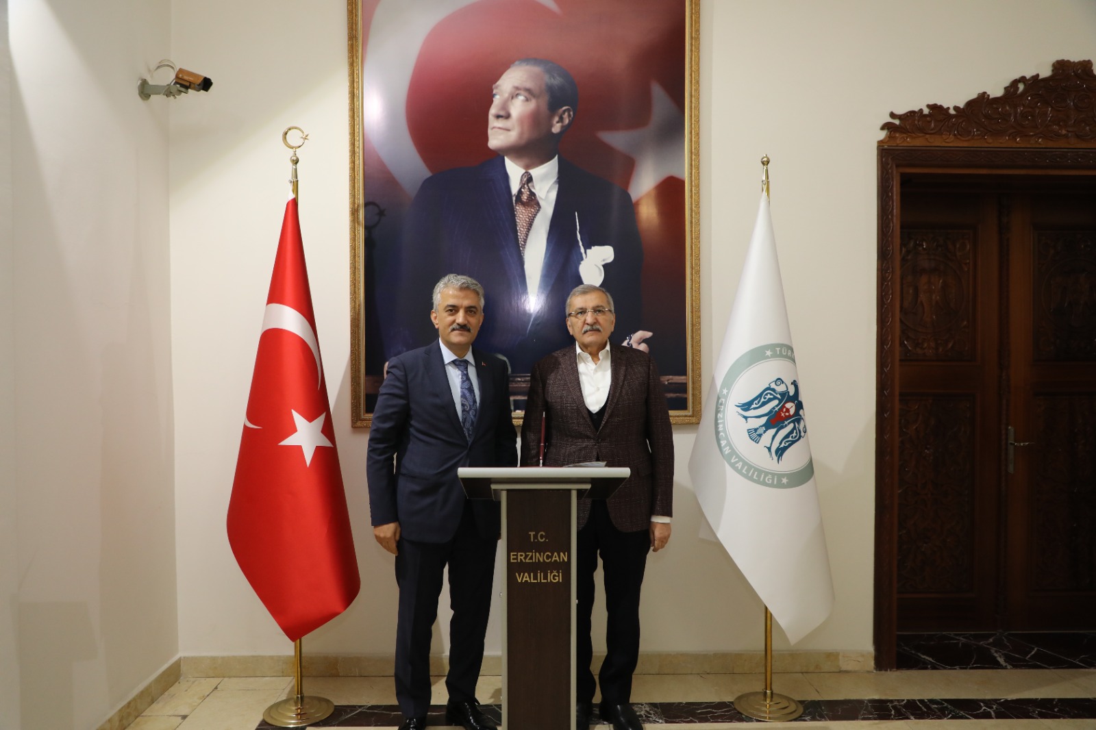 Beykoz Belediye Başkanı Murat Aydın ve Beraberindeki Heyet, Sayın Erzincan Valisii Ziyaret Etti