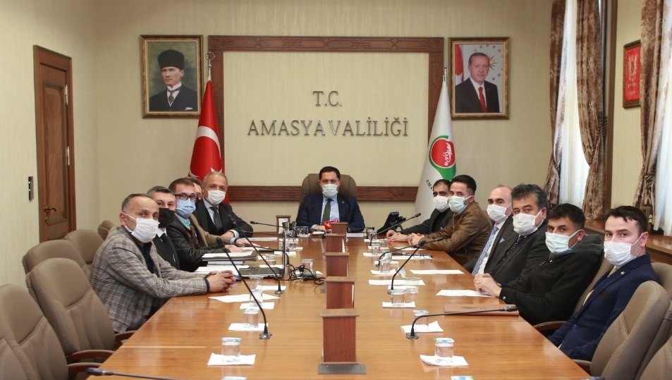 Taşova, Suluova ve Merzifon Organize Sanayi Bölgeleri Müteşebbis Heyeti Toplantıları, Amasya Valisi Mustafa MASATLI Başkanlığında Gerçekleştirildi