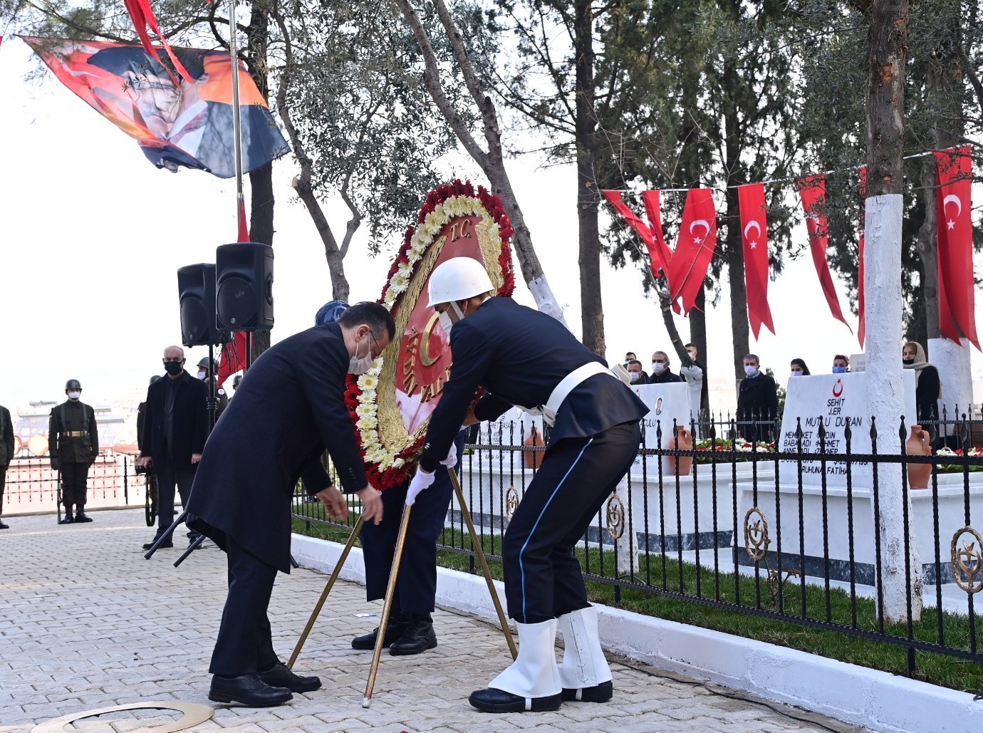 Aydın’da 18 Mart Şehitleri Günü ve Çanakkale Deniz Zaferi’nin 107. Yıldönümü nedeniyle anma programı düzenlendi