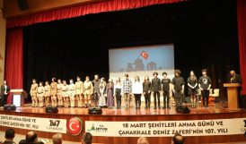 Vali vekili Onur ÖZAYDIN , “18 Mart Çanakkale Zaferi ve Şehitleri Anma Günü” dolayısıyla düzenlenen programa katıldı.