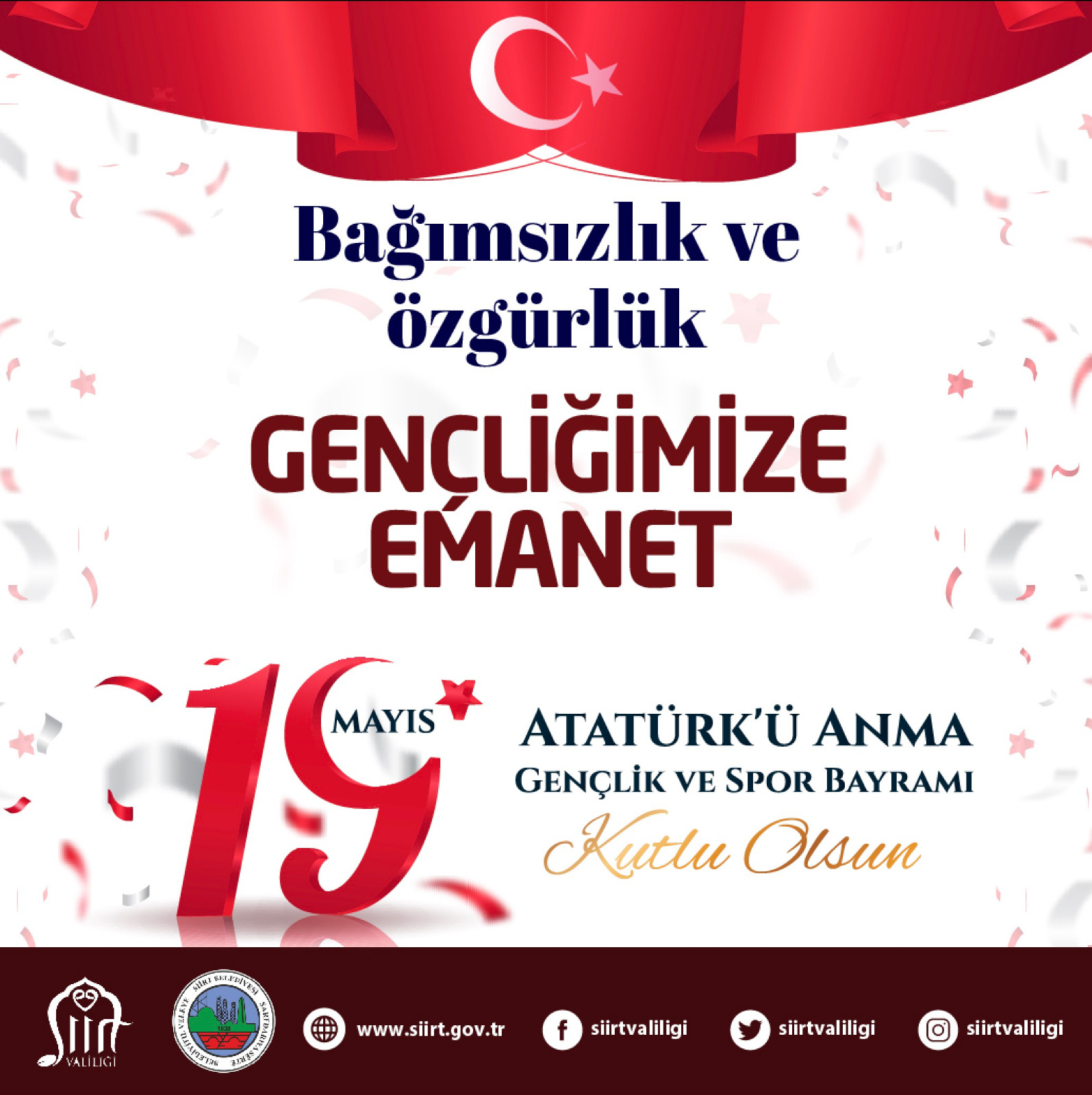 19 Mayıs Atatürk’ü Anma, Gençlik Ve Spor Bayramı Törenlerle Kutlanıyor