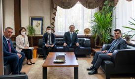 Kore Cumhuriyeti Ankara Büyükelçisi Won IK LEE, Başkanımız Dr. Savaş ÜNLÜ’yü Makamında Ziyaret Etti