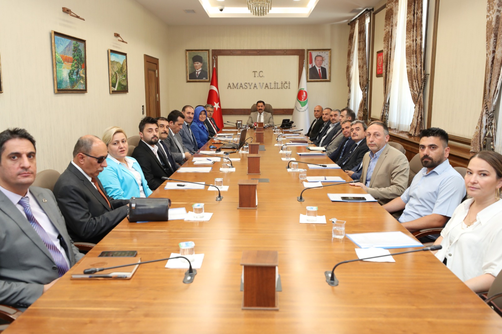 Amasya Valisi Mustafa MASATLI, İl İstihdam ve Mesleki Eğitim Kurulu Toplantısına Başkanlık Etti