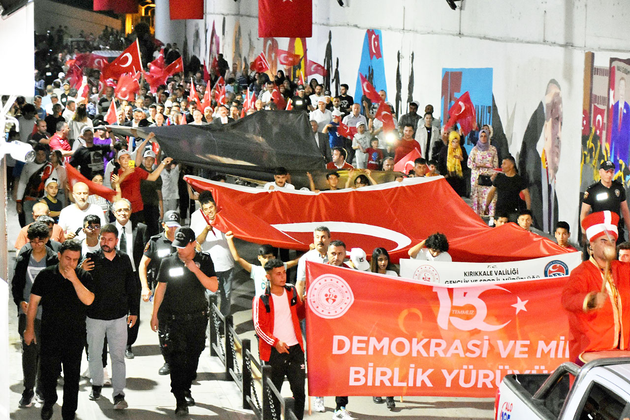 Kırıkkale, 15 Temmuz Demokrasi ve Milli Birlik Günü’nde buluştu