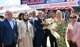 Vali Aziz Yıldırım ve Türkiye Odalar ve Borsalar Birliği Başkanı Rıfat Hisarcıklıoğlu, Yaman Peynircilik Fabrika Satış Mağazası’nın Açılışına Katıldı