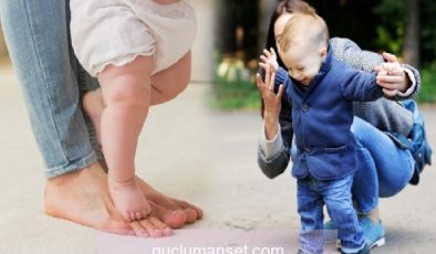 Bebekler nasıl kolay yürütülür? Bebeklerde yürüme belirtileri