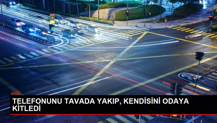 “Dış güçler cep telefonumu kapattı” diye evde yangın çıkarıp kendisini odaya kilitledi