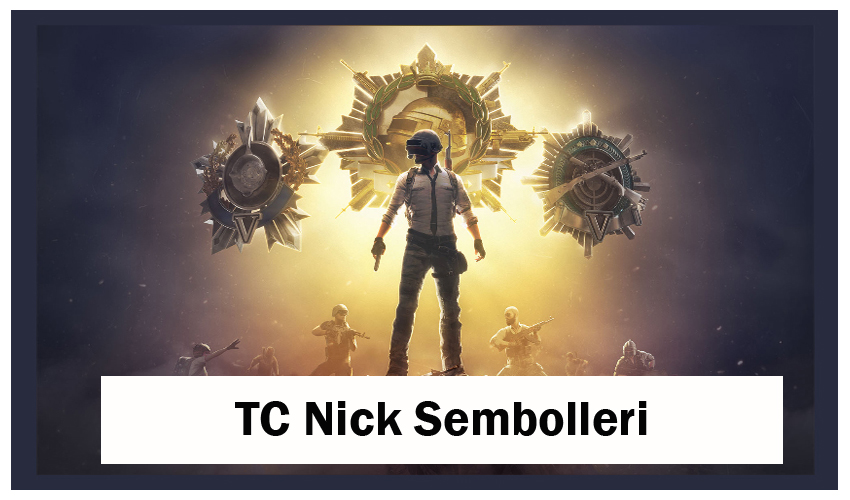 TC Nick Sembolleri 2023 Şekilli TC Nickler