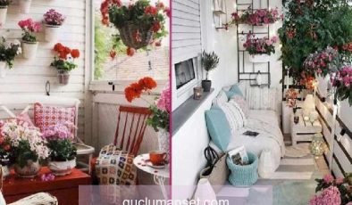 Bahar ayları için balkon dekorasyonu önerileri! Bahar ayları çiçekleri