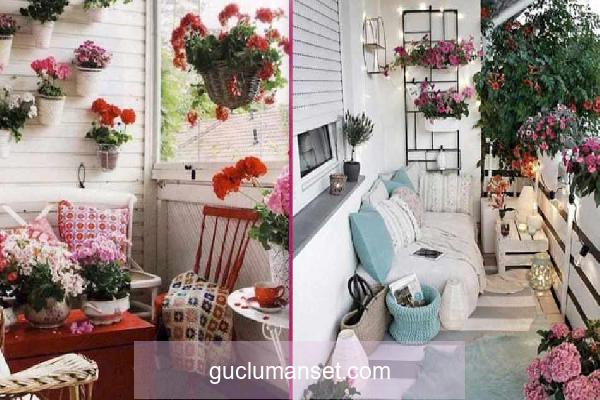Bahar ayları için balkon dekorasyonu önerileri! Bahar ayları çiçekleri