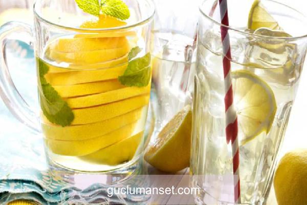 Limonlu su yağ yakar mı? Zayıflamak için limonlu su ne zaman içilir?