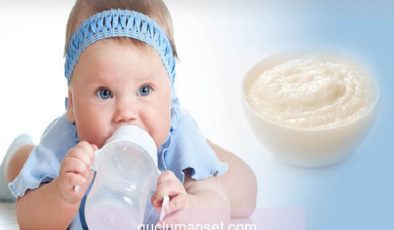 Bebek için kolay pirinç unlu muhallebi tarifi! Ek gıda döneminde bebek muhallebisi yapılışı