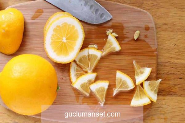 Limon nasıl doğranır? Limon doğramanın püf noktaları Trans limon nasıl kesilir